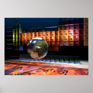 Periodieke tabel van de elementen poster