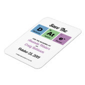 Periodieke tabel van de elementen Save The Date Magneet (Linkerzijde)
