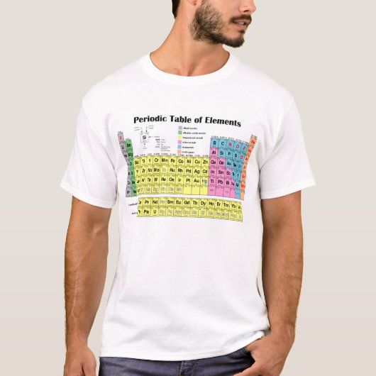 Periodieke tabel van de elementen T-Shirt (Voorkant)