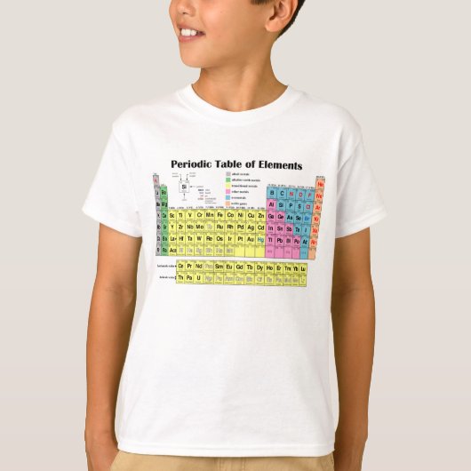 Periodieke tabel van de elementen T-Shirt (Voorkant)