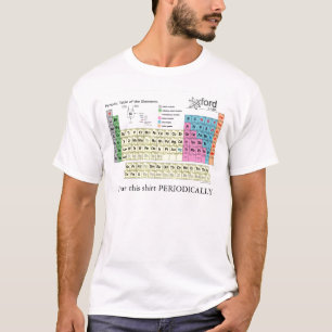 Periodieke tabel van de elementen t-shirt