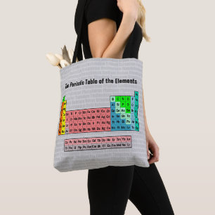 Periodieke tabel van de elementen tote bag