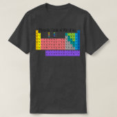 Periodieke Tabel van de rusteling T-shirt (Design voorkant)
