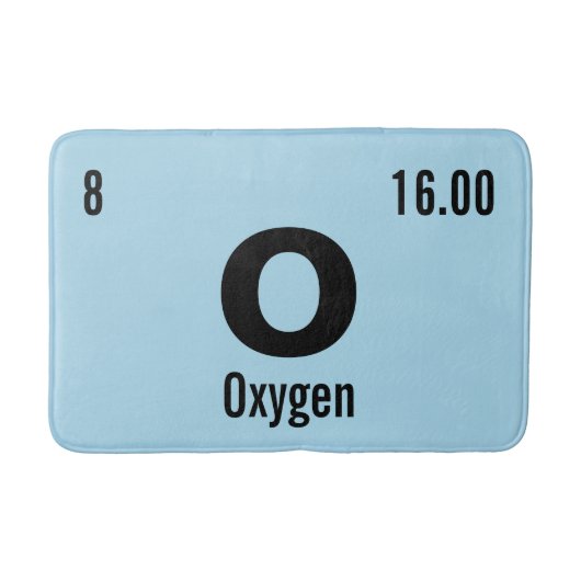 Periodieke tabel van de Sjabloon Elementen Badmat (Voorkant)