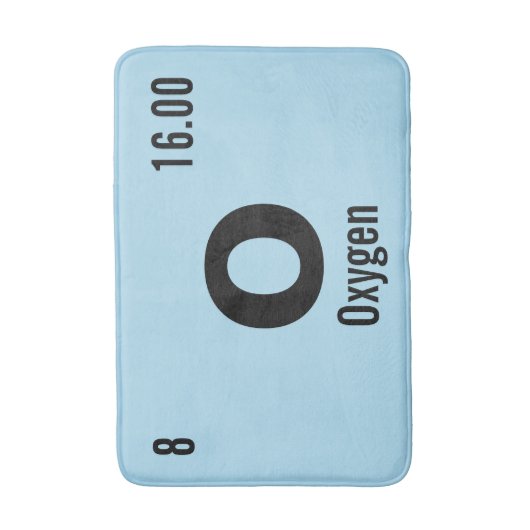 Periodieke tabel van de Sjabloon Elementen Badmat (Voorkant Verticaal)