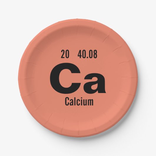 Periodieke tabel van de Sjabloon Elementen Papieren Bordje (Voorkant)