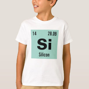 Periodieke tabel van de Sjabloon Elementen T-shirt