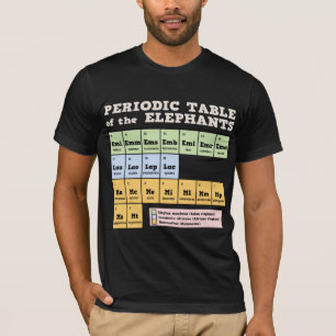 Periodieke tabel van de weeshuizen t-shirt