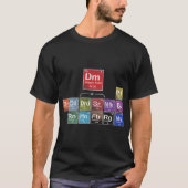 Periodieke Tabel van DnD T-shirt (Voorkant)