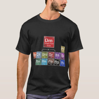 Periodieke Tabel van DnD T-shirt