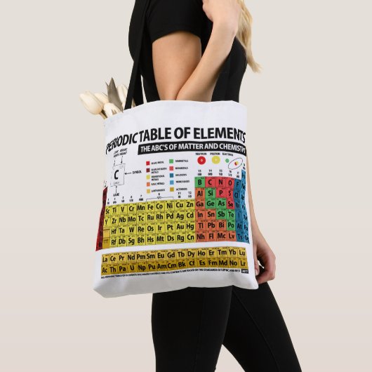 PERIODIEKE TABEL VAN ELEMENTEN - 2017 TOTE BAG (Dichtbij)