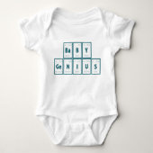 Periodieke tabel van elementen: Baby Genius Romper (Voorkant)