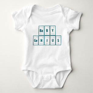 Periodieke tabel van elementen:  Baby Genius Romper