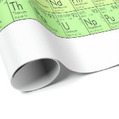 Periodieke tabel van elementen cadeaupapier (Rol Hoek)