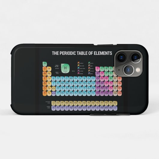 Periodieke tabel van elementen Case-Mate iPhone case (Achterkant (horizontaal))