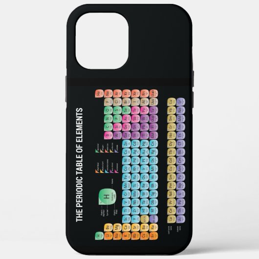 Periodieke tabel van elementen Case-Mate iPhone case (Achterkant)