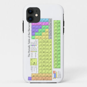 Periodieke tabel van elementen iPhone 11 hoesje