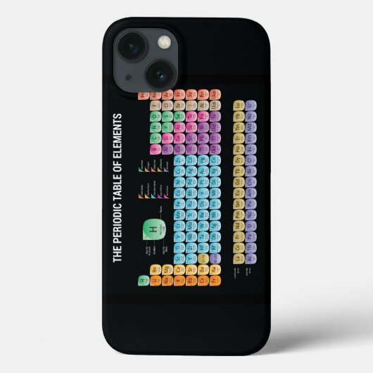 Periodieke tabel van elementen Case-Mate iPhone case (Achterkant)
