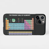 Periodieke tabel van elementen iPhone hoesje (Achterkant horizontaal)