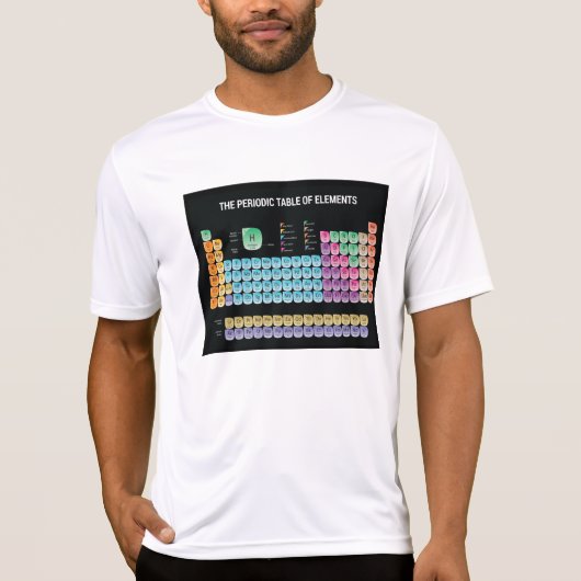 Periodieke tabel van elementen t-shirt (Voorkant)
