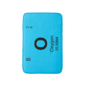 Periodieke tabel van elementen (zuurstof) badmat (Voorkant Verticaal)