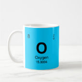 Periodieke tabel van elementen (zuurstof) koffiemok (Links)