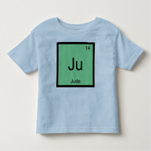 Periodieke tabel van het scheikundige element van  kinder shirts