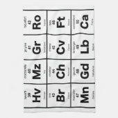 Periodieke tabel van kazen theedoek (Verticaal)