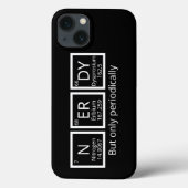 Periodieke Tabel voor de nachtelijke Humor Case-Mate iPhone Case (Achterkant)