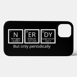 Periodieke Tabel voor de nachtelijke Humor Case-Mate iPhone Case
