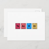 Periodieke tabel voor leraren briefkaart (Voorkant / Achterkant)