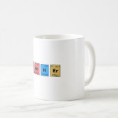 Periodieke tabel voor leraren koffiemok (Voorkant rechts)