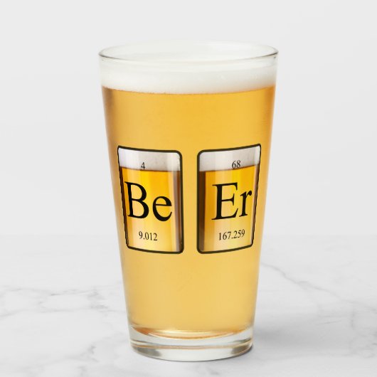 Periodieke Tabel: Wees er Glas (Voorkant gevuld)