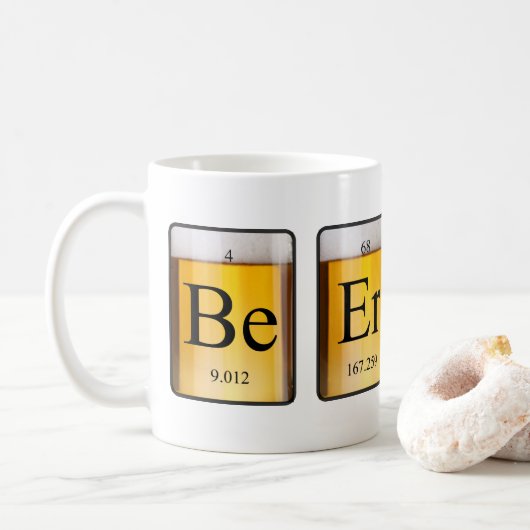 Periodieke Tabel: Wees er Koffiemok (Met donut)