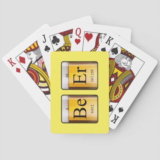 Periodieke Tabel: Wees er Pokerkaarten (Achterkant)
