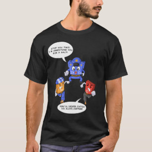 Periodieke tabel zout en koper t-shirt