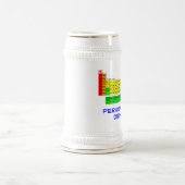 Periodieke Tabelbalk Stein door werkloze labs Bierpul (Center)