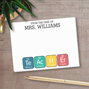 Periodieke Tabelelementen Spellingleraar Post-it® Notes