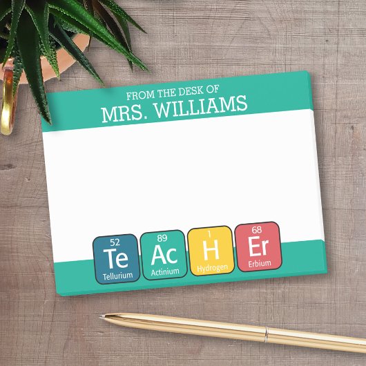 Periodieke Tabelelementen Spellingleraar Post-it® Notes
