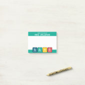 Periodieke Tabelelementen Spellingleraar Post-it® Notes (Op bureau)