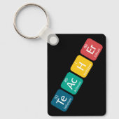 Periodieke Tabelelementen Spellingleraar Sleutelhanger (Voorkant)