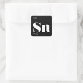 Periodieke Tabelelementen sticker // Tin (Tas)