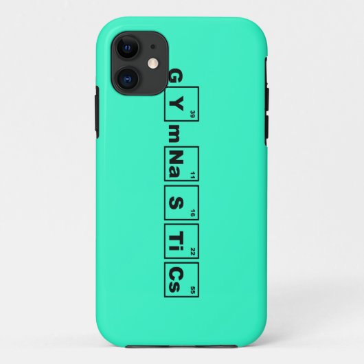 Periodieke Tabelgymnastiek Case-Mate iPhone Case (Achterkant)