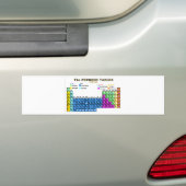 PERIODIEKE TABELLEN BUMPERSTICKER (Op auto)