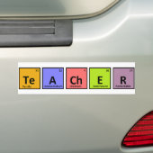 Periodieke Tabellerarenwaardering Bumpersticker (Op auto)