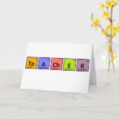 Periodieke Tabellerarenwaardering Kaart (Gele Bloem)