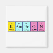 Periodieke tabelnaam Kameron magnet (Voorkant)