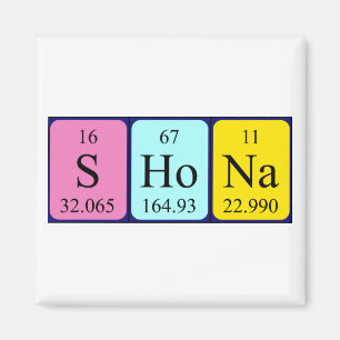Periodieke tabelnaam magneet