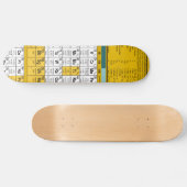 Periodieke tabelskateboard persoonlijk skateboard (Horizontaal)