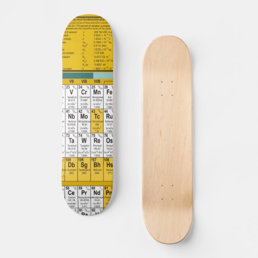 Periodieke tabelskateboard persoonlijk skateboard (Voorkant)